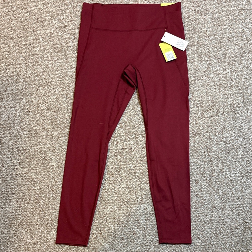 All in motion High-Waist Burgundy Leggings